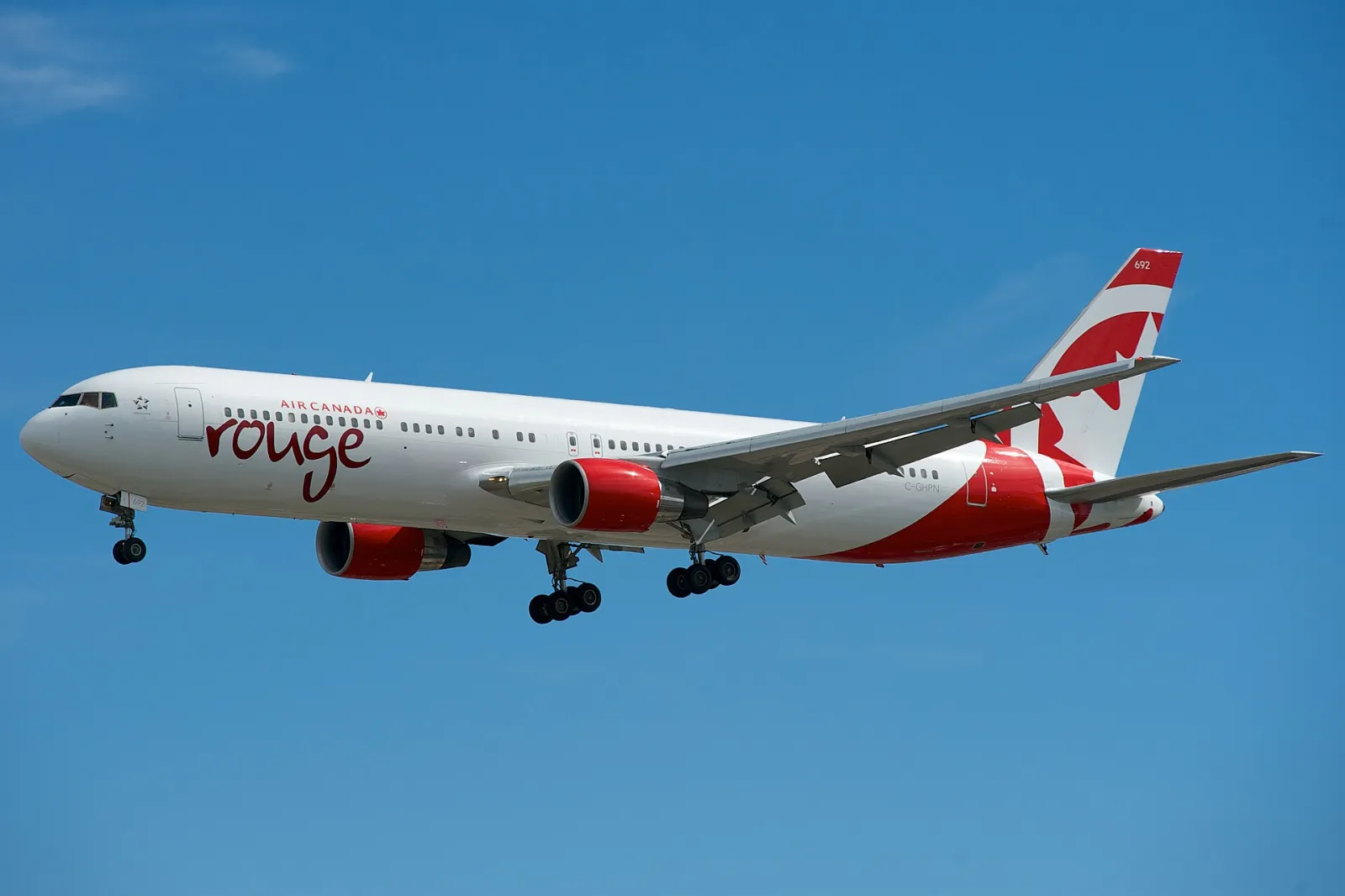 Aircraft of Air Canada Rouge