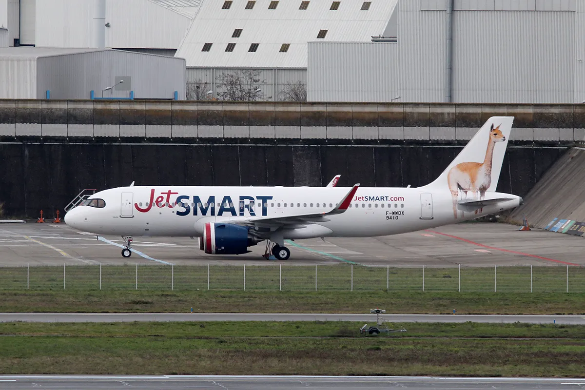Flugzeug von JetSmart